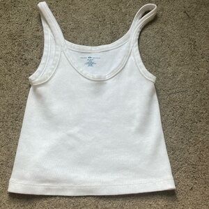 Brandy Melville plain white tank top